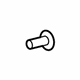 Volvo 31403710 Rear Cover Clip