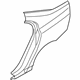 Volvo 31349615 Quarter Panel, Driver Side Volvo 31349615 Quarter Panel, Driver Side