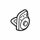 Volvo 31462873 Hook, Charcoal
