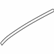 Volvo 39987527 Drip Molding, Passenger Side Volvo 39987527 Drip Molding, Passenger Side
