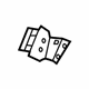 Volvo 31283538 Striker Reinforcement, Driver Side Volvo 31283538 Striker Reinforcement, Driver Side