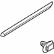 Volvo 39884205 Lower Molding, Driver Side Volvo 39884205 Lower Molding, Driver Side