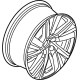 Volvo 32243394 Wheel, Alloy