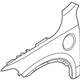 Volvo 31651676 Fender, Front Volvo 31651676 Fender, Front