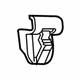Volvo 31414200 Sunshade Clip Volvo 31414200 Sunshade Clip