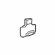 Volvo 31662602 Belt Molding Clip Volvo 31662602 Belt Molding Clip