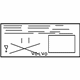 Volvo 30865110 Info Label Volvo 30865110 Info Label