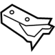 Volvo 31672138 Rear Bracket, Driver Side
