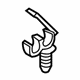 Volvo 999140 Washer Hose Retainer Volvo 999140 Washer Hose Retainer