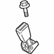 Volvo 30780609 Buckle End, Black, Driver Side