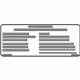 Volvo 31349307 Emission Label Volvo 31349307 Emission Label