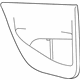 Volvo 39816172 Door Trim Panel, Beige, Driver Side Volvo 39816172 Door Trim Panel, Beige, Driver Side