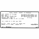 Volvo 30651027 Emission Label