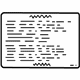Volvo 30736370 Air Bag Label Volvo 30736370 Air Bag Label