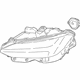 Volvo 31446498 Headlamp Assembly, Driver Side