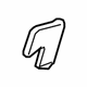 Volvo 31263171 Armrest Assembly Cover, Driver Side