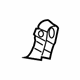 Volvo 8639680 Seat Back Frame Guide Bracket, Driver Side Volvo 8639680 Seat Back Frame Guide Bracket, Driver Side