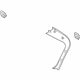 Volvo 39825229 Upper Trim, Charcoal, Passenger Side