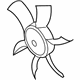 Volvo 30623066 Fan Blade, Driver Side Volvo 30623066 Fan Blade, Driver Side
