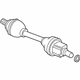 Volvo 36013035 Axle Assembly, Driver Side Volvo 36013035 Axle Assembly, Driver Side