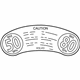 Volvo 31680220 Caution Label