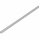 Volvo 30799427 Belt Molding, Driver Side Volvo 30799427 Belt Molding, Driver Side