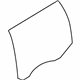 Volvo 30674847 Door Glass, Driver Side