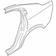 Volvo 32132060 Quarter Panel, Driver Side Volvo 32132060 Quarter Panel, Driver Side