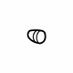 Volvo 1379804 Handle Nut, Plastic