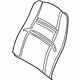 Volvo 30631440 Seat Back Cover, Off Black Volvo 30631440 Seat Back Cover, Off Black
