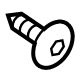 Volvo 30640602 Fender Liner Screw
