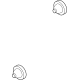 Volvo 30683256 Rear Bracket Screw, Plastic