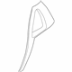Volvo 9193151 Quarter Trim Panel, Gray, Driver Side Volvo 9193151 Quarter Trim Panel, Gray, Driver Side