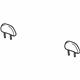 Volvo 31467790 Headrest, Outer, Charcoal