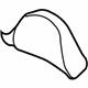 Volvo 39811414 Headrest Cover, Black Volvo 39811414 Headrest Cover, Black