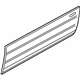 Volvo 30794165 Molding, Driver Side Volvo 30794165 Molding, Driver Side