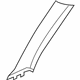 Volvo 30787228 Windshield Pillar Trim, Driver Side