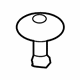 Volvo 39893850 Carpet Nut, Driver Side, Plastic