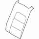 Volvo 39804602 Seat Back Cover, Black, Driver Side