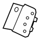 Volvo 31214309 Reinforcement Bracket, Driver Side Volvo 31214309 Reinforcement Bracket, Driver Side