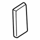 Volvo 8614626 Door Glass Insulator