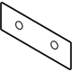 Volvo 31349680 License Bracket Insulator, Plastic