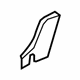 Volvo 39830390 Pivot Cover, Charcoal, Driver Side
