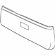 Volvo 9195504 Lift Gate Trim, Oak Volvo 9195504 Lift Gate Trim, Oak