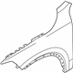 Volvo 32277177 Fender, Front Volvo 32277177 Fender, Front