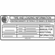 Volvo 31201864 Info Label Volvo 31201864 Info Label