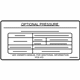 Volvo 30760051 Tire Info Label Volvo 30760051 Tire Info Label