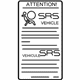 Volvo 3536448 Air Bag Label
