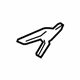 Volvo 31369498 Recline Handle
