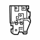 Volvo 31352284 Inner Bracket, Driver Side Volvo 31352284 Inner Bracket, Driver Side